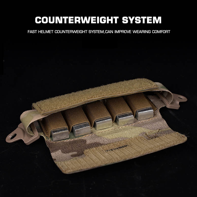 FAST Helmet Counterweight Pouch – Tactical Rear Balance System (Free Weights Included)