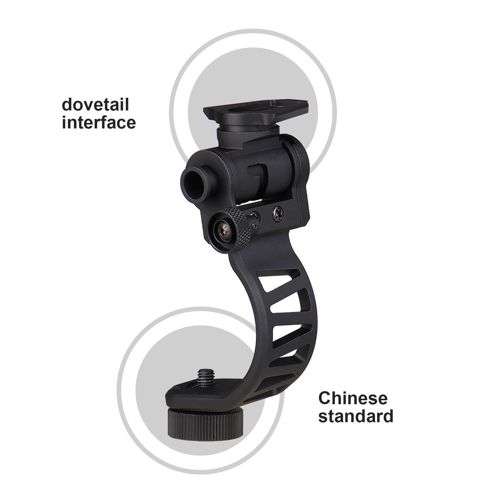 PVS-14 J-Arm NVG Mount for L4G24 | CNC Aluminum Night Vision Adapter