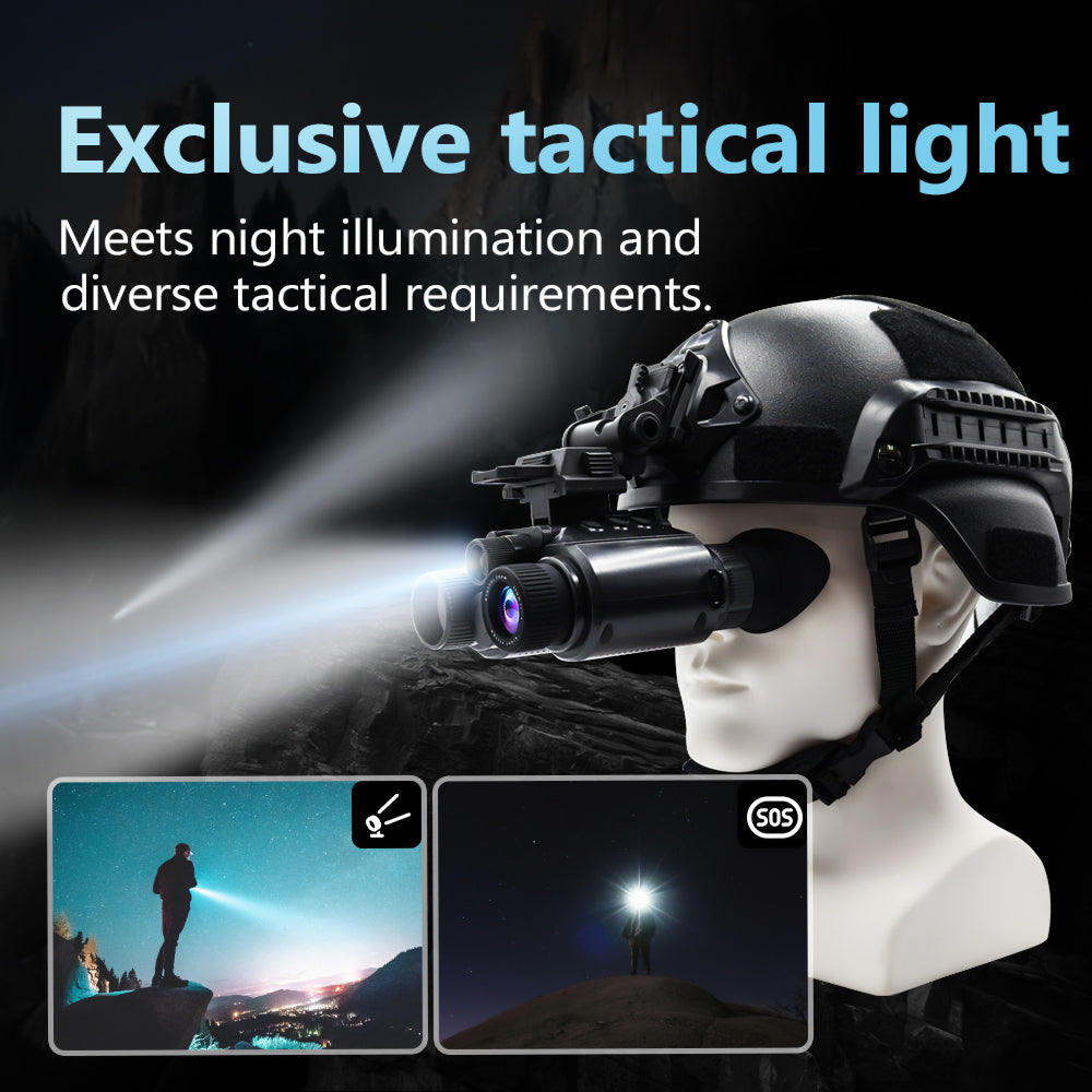 4K Tactical Night Vision Goggles – Head-Mounted Infrared Binoculars | StrikeTact