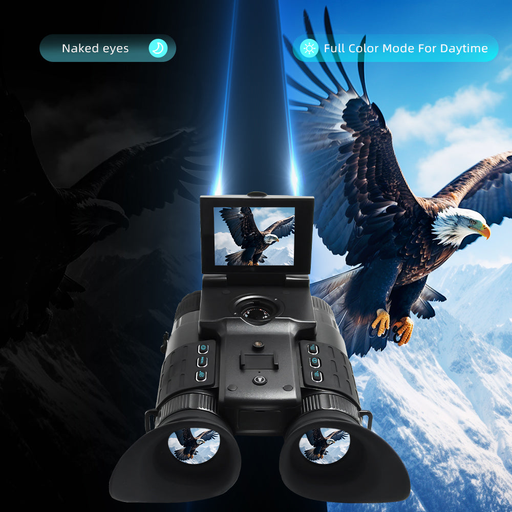 Dual-View 4K Night Vision Scope – Day & Night Tactical Monocular