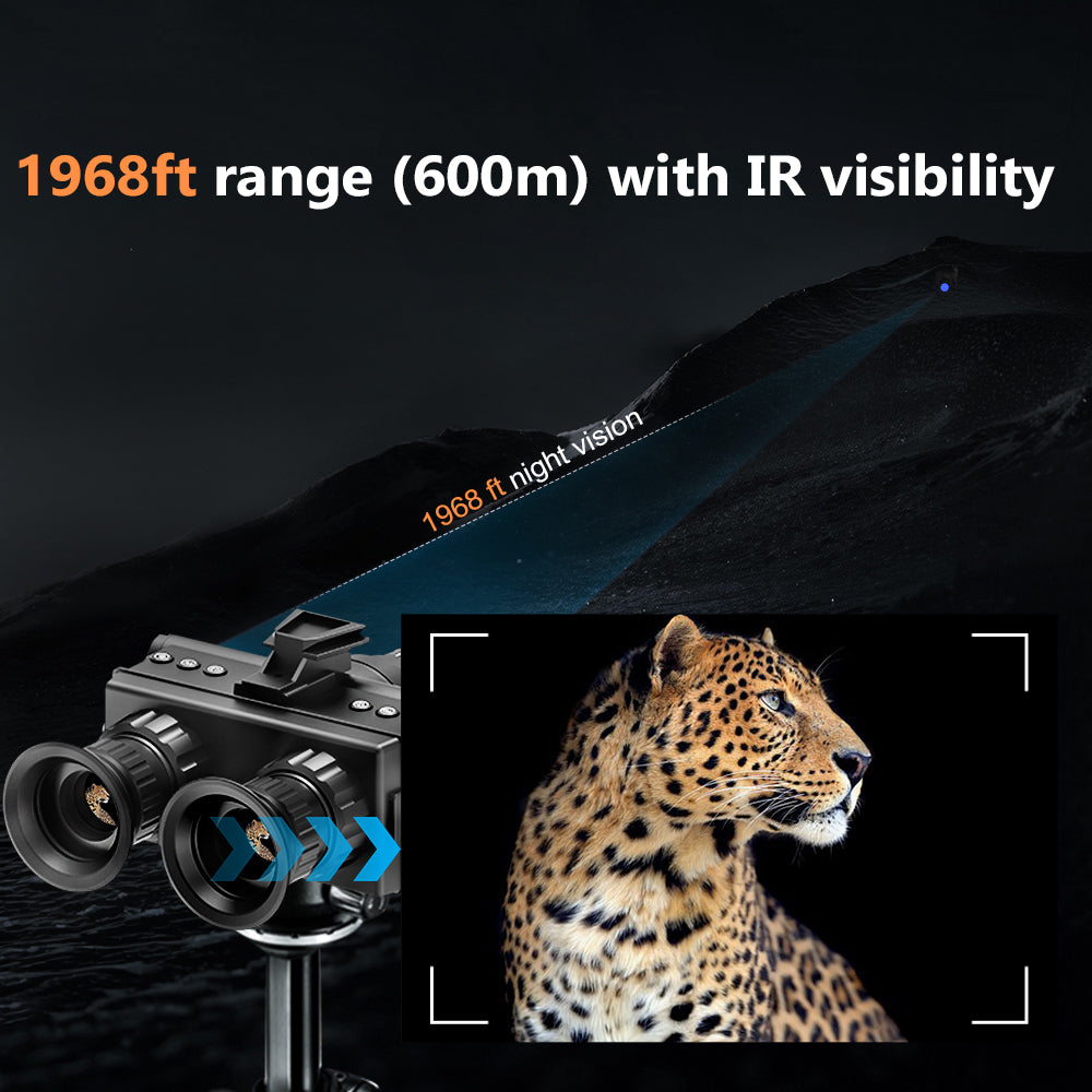 4K Night Vision Viewer with Infrared Assist – HD Recording for Outdoor Use