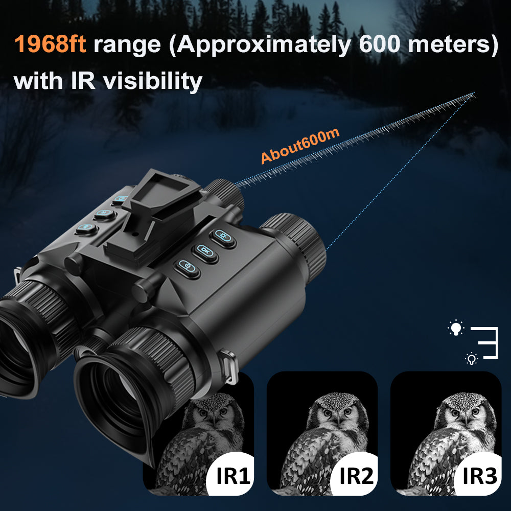4K Tactical Night Vision Goggles – Head-Mounted Infrared Binoculars | StrikeTact