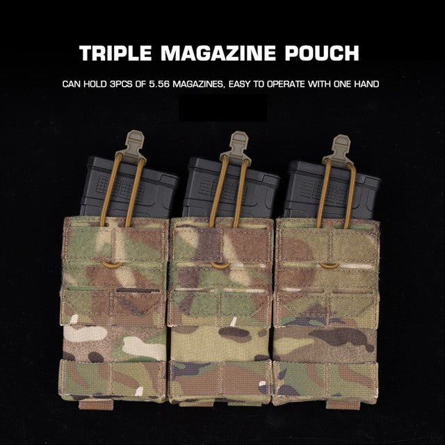 Dual-Purpose Triple Mag Pouch (5.56 Compatible)