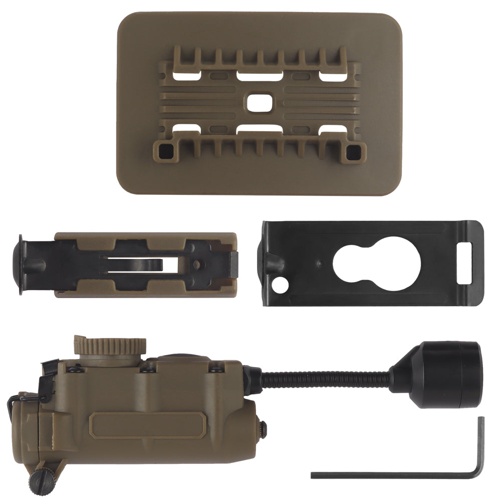 Sidewinder Multi-Purpose Tactical Helmet Lamp – Red/IR/White Light Modes