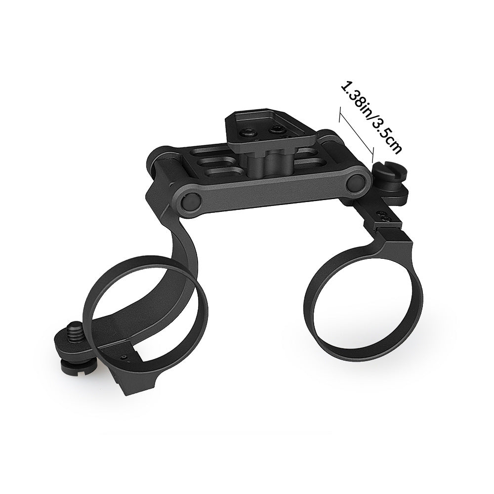 Ultra-Lightweight PVS-14 Dual Bridge Mount for G24 – CNC Aircraft Aluminum, No-Power