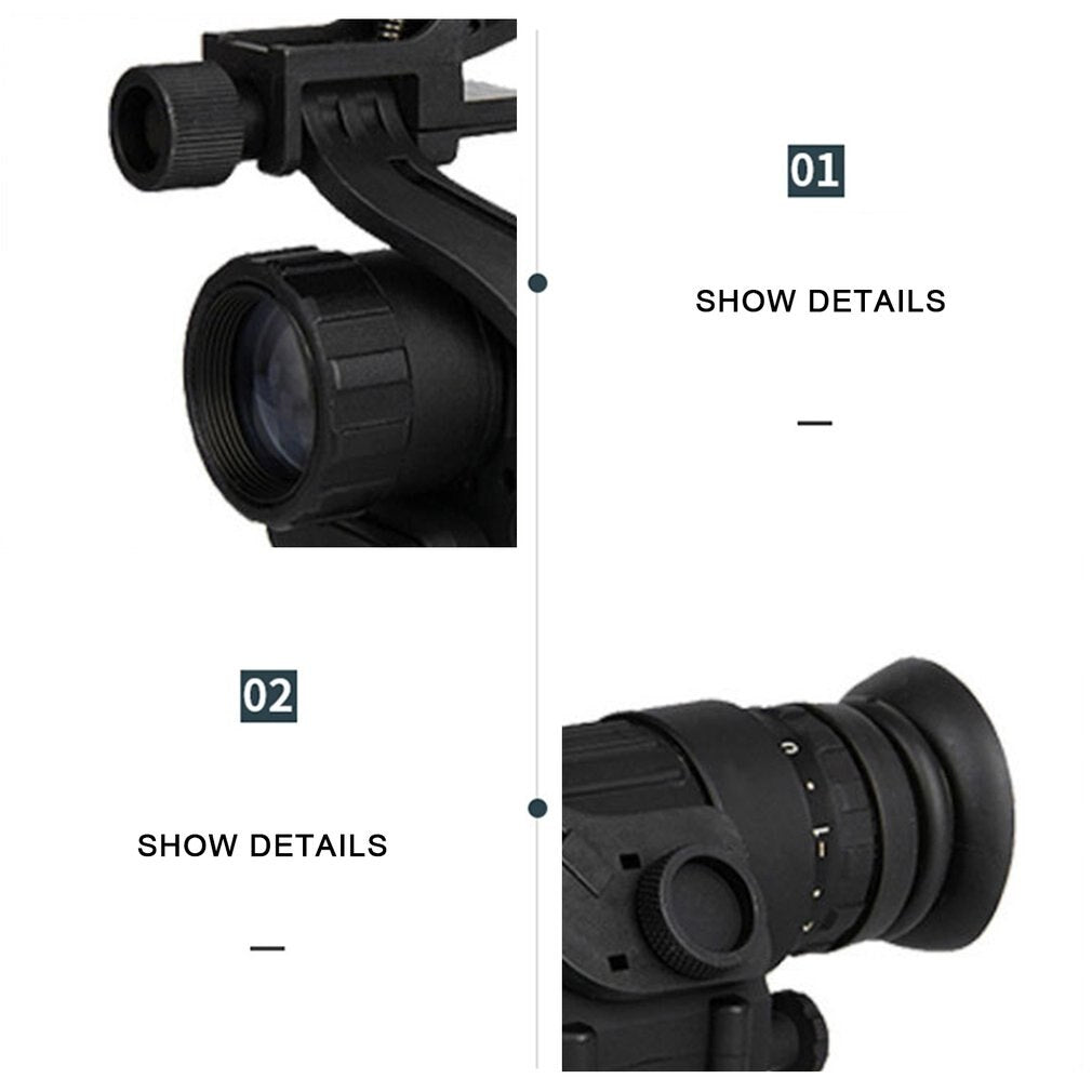 PVS-14, am Kopf montiertes, schimmerndes Infrarot-Monokular-Nachtsichtteleskop