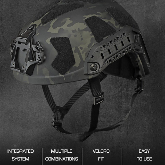 Tactical Helmet - Military-Grade Ballistic Protection for Airsoft & Film