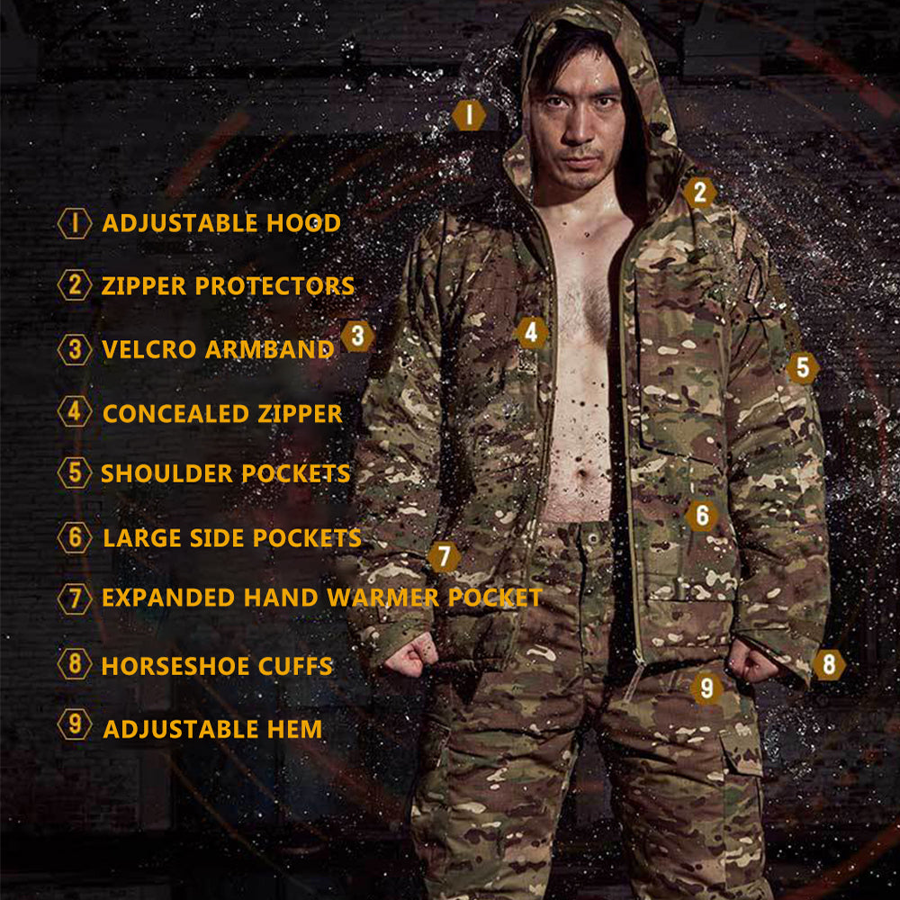 Теплоотражающая камуфляжная наружная тактическая хлопковая одежда