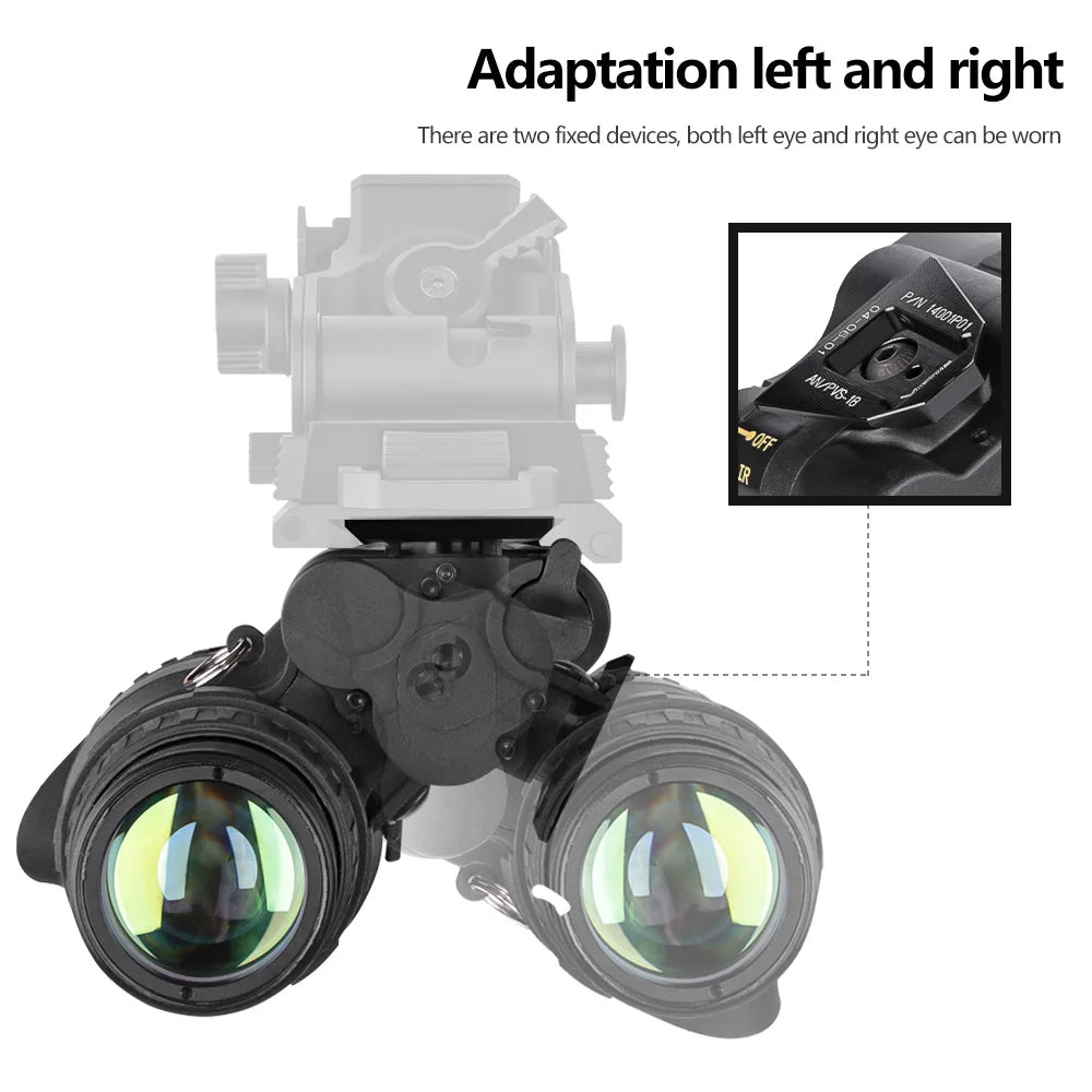 PVS-18 HD Infrared Night Vision Monocular – Head-Mounted & Lightweight for Outdoor Use
