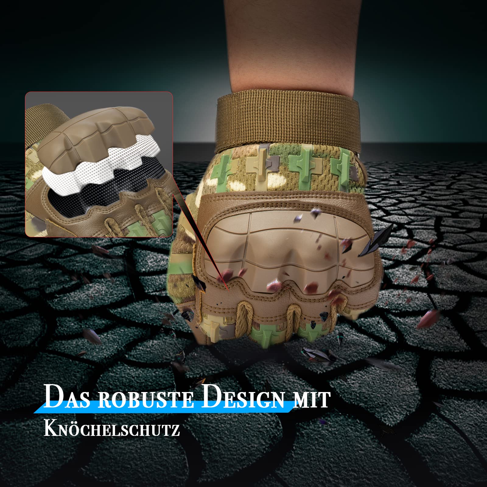 Outdoor-Reiten 5-Finger-Touchscreen CS Kampftaktische Handschuhe
