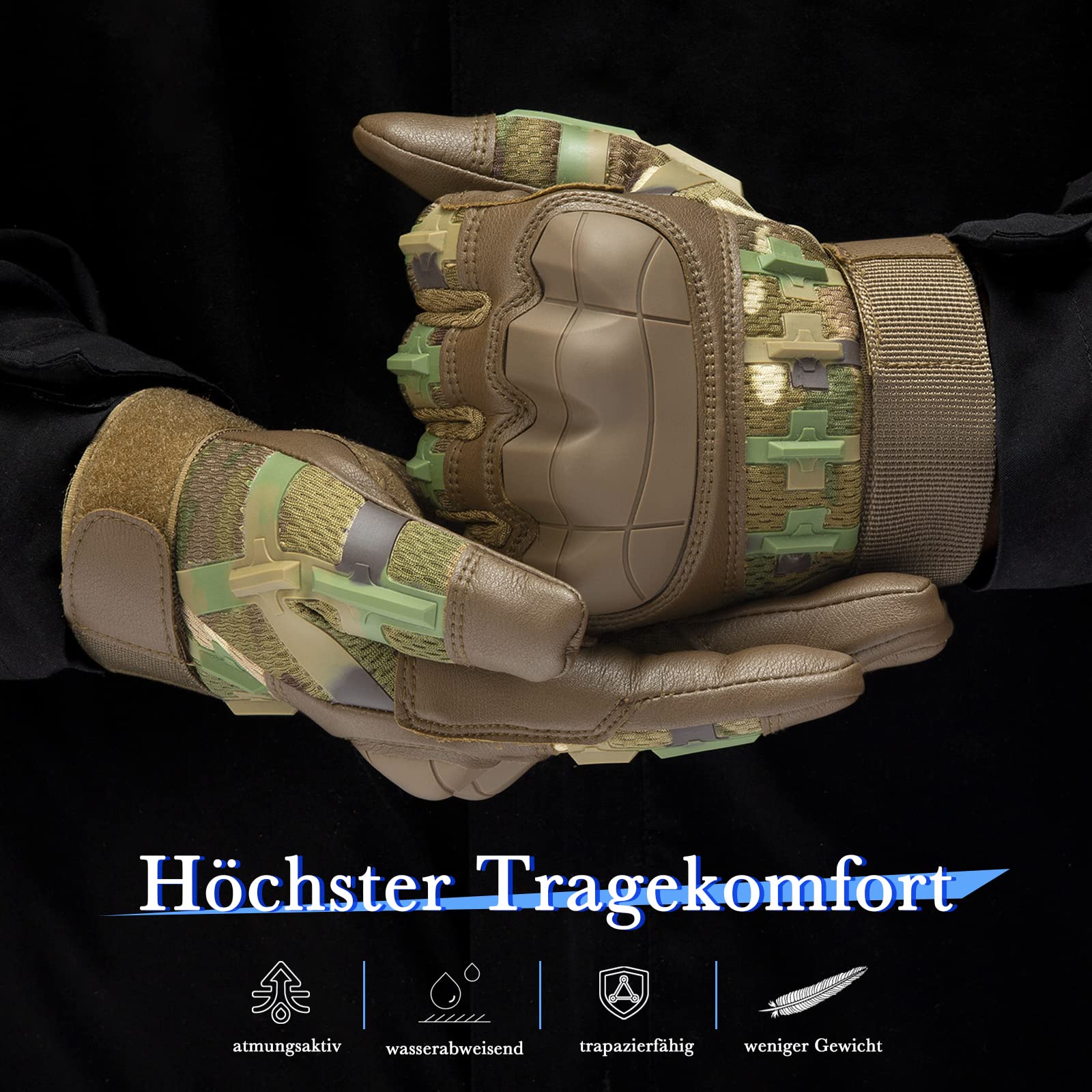 Outdoor-Reiten 5-Finger-Touchscreen CS Kampftaktische Handschuhe