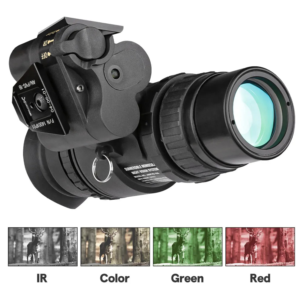 PVS-18 HD Infrared Night Vision Monocular – Head-Mounted & Lightweight for Outdoor Use