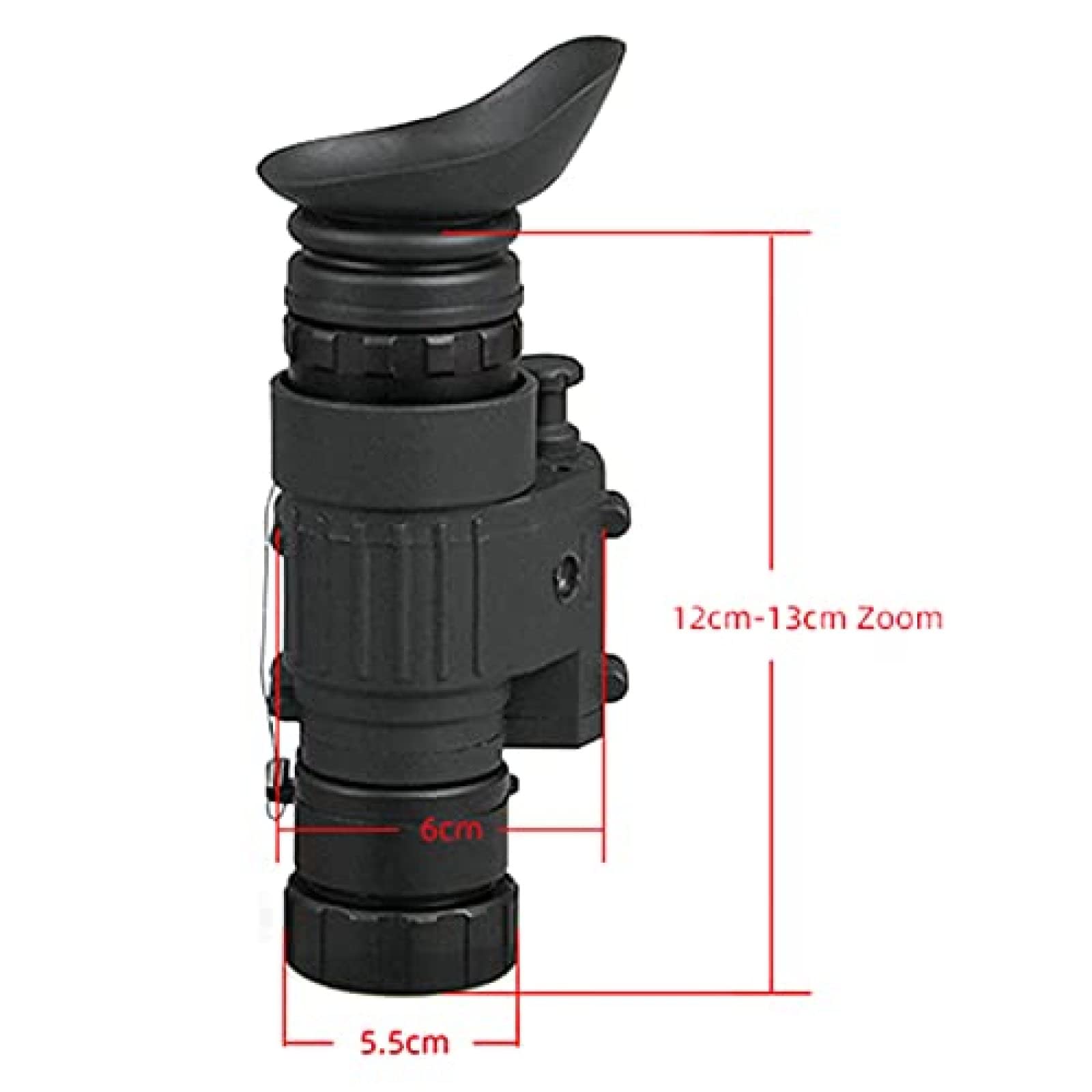 PVS-14, am Kopf montiertes, schimmerndes Infrarot-Monokular-Nachtsichtteleskop