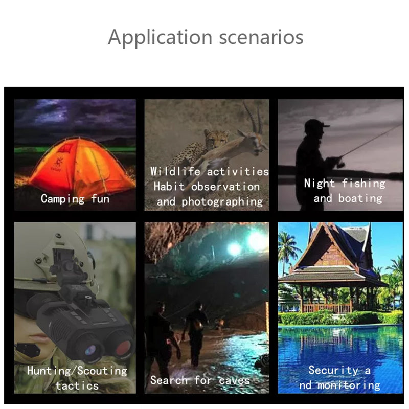 Профессиональное тактическое ночное видение с креплением на голову