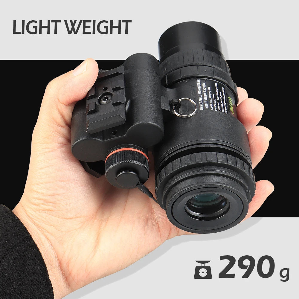 PVS-18 HD Infrared Night Vision Monocular – Head-Mounted & Lightweight for Outdoor Use