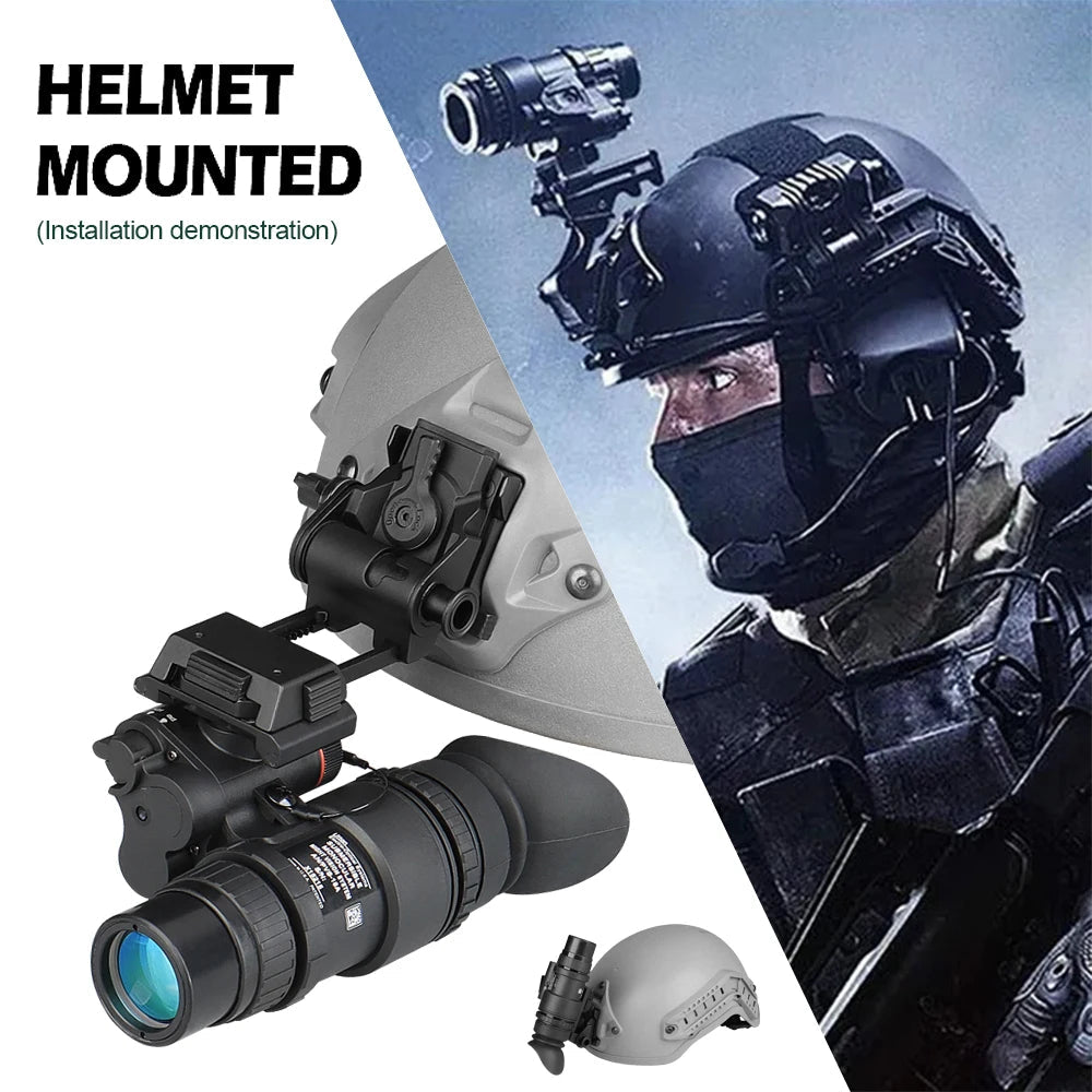 PVS-18 HD Infrared Night Vision Monocular – Head-Mounted & Lightweight for Outdoor Use