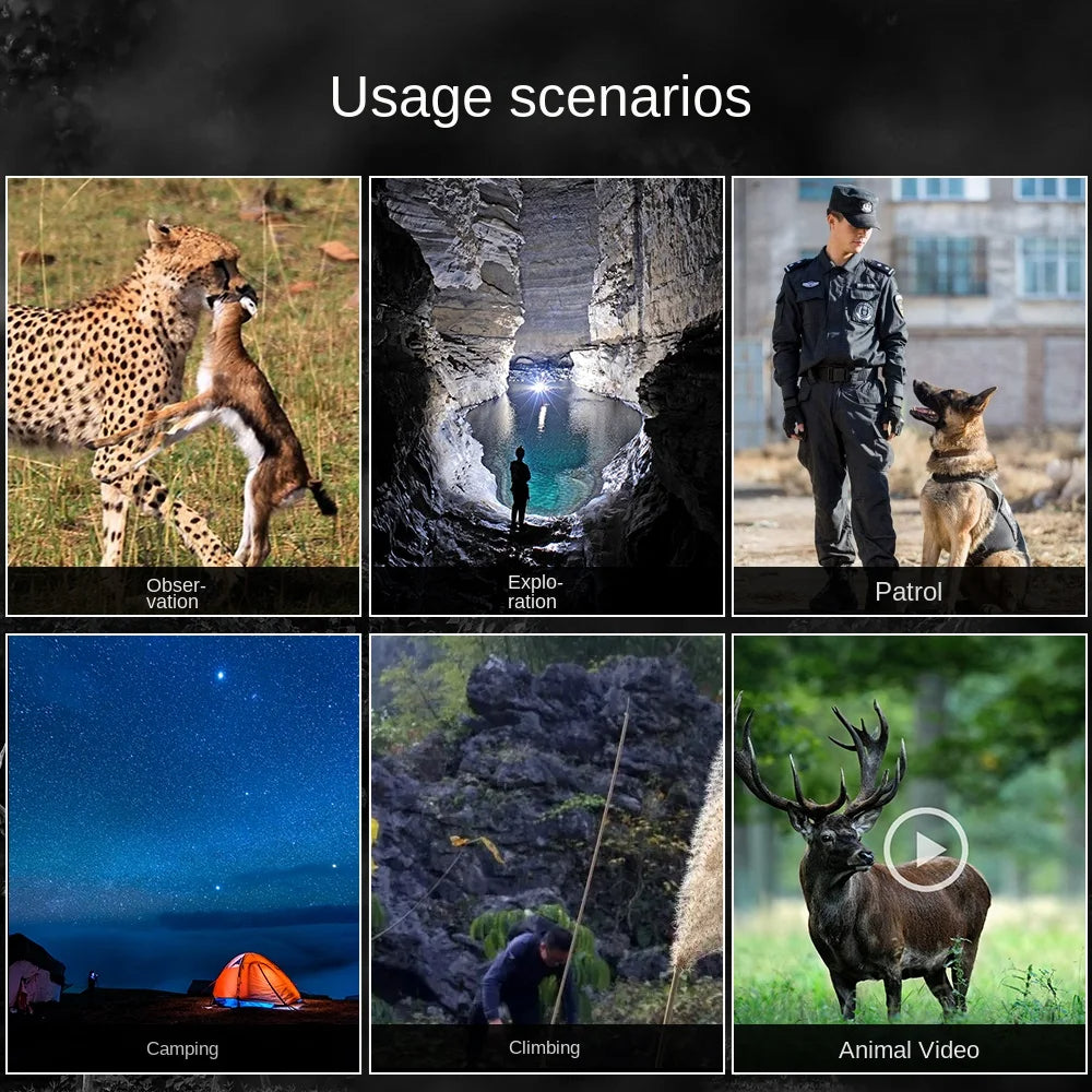 Перезаряжаемый откидной прицел очки ночного видения бинокль