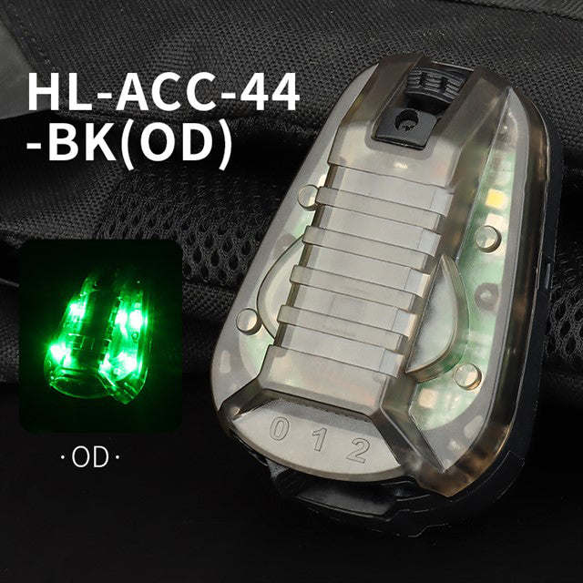 Сигнальный фонарь в форме божьей коровки на шлем