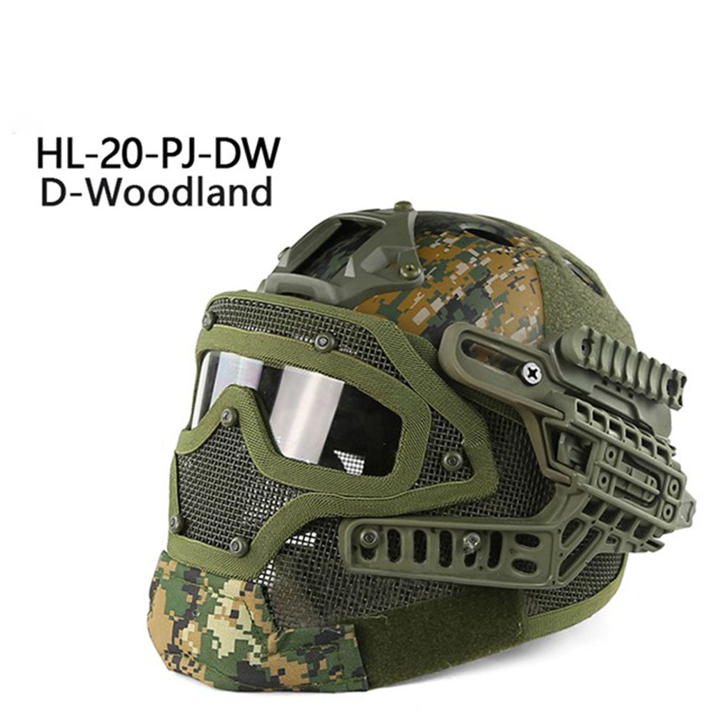 Тактический шлем STRIKETACT (круглые отверстия)