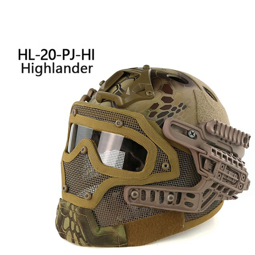 Тактический шлем STRIKETACT (круглые отверстия)