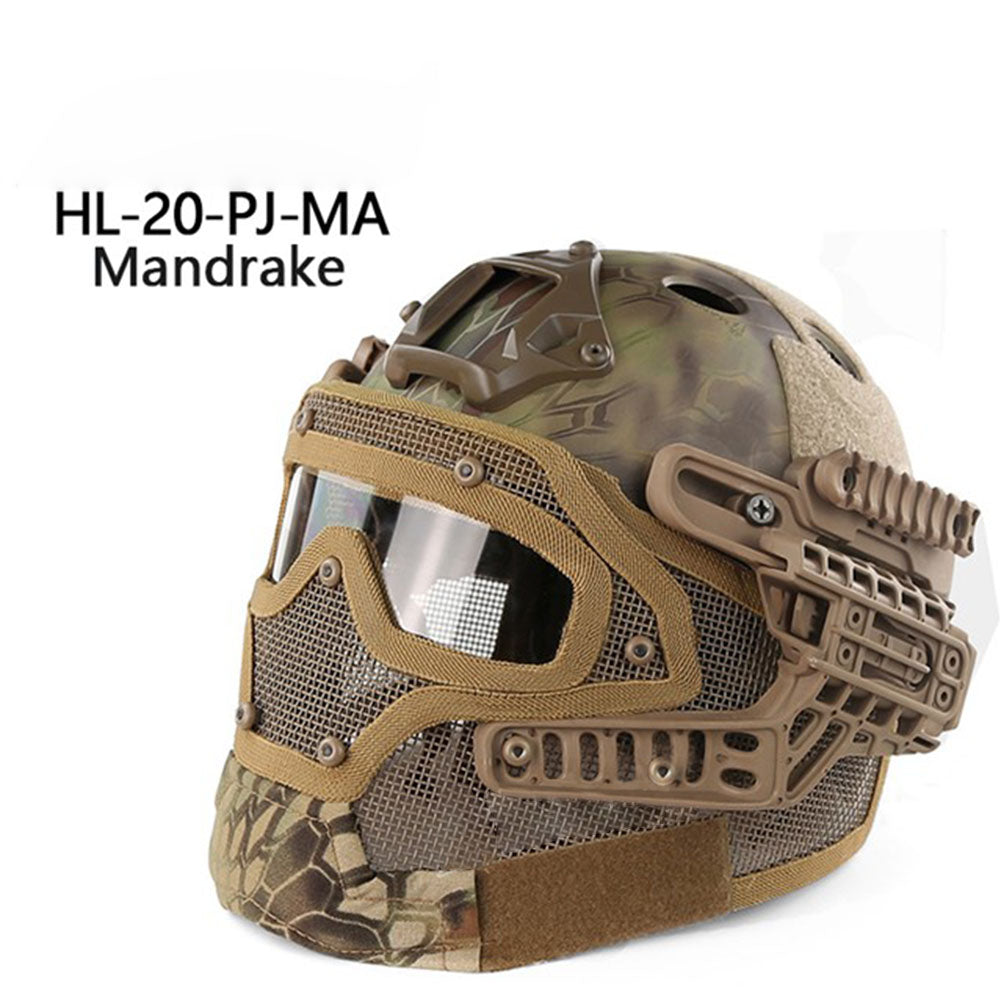 Тактический шлем STRIKETACT (круглые отверстия)