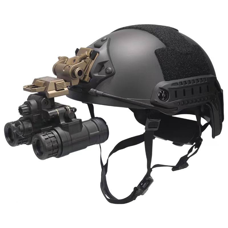 Fast Tactical Helmet Set, Tactical Goggles NVG Mount Telescope Model Tactical Equipment, for Outdoor Airsoft Paintball Protective Hunting (Color : Black E Fast Tactical Helmet Set, Tactical Goggles NVG Mount Telescope Model Tactical Equipment, for Outdoor Airsoft Paintball Protective Hunting (Color : Black E