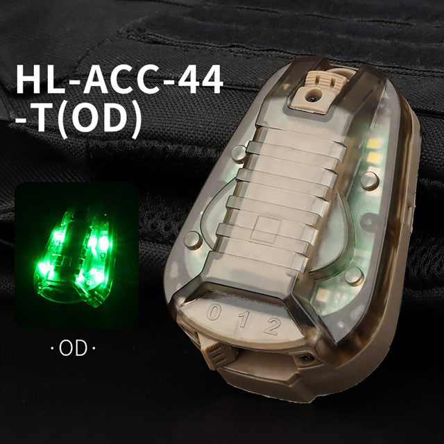 Сигнальный фонарь в форме божьей коровки на шлем