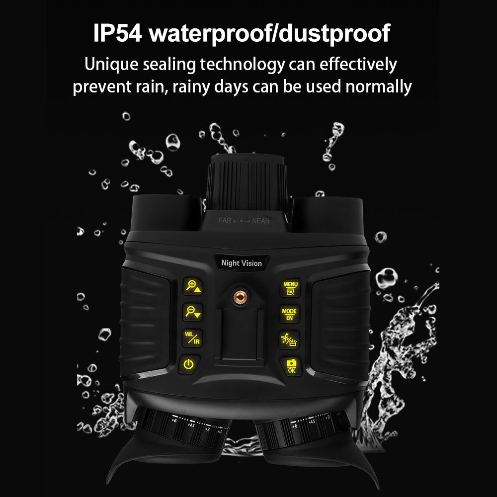 4K Tactical Night Vision Goggles | 36MP, 500m Range & Helmet Mount Included