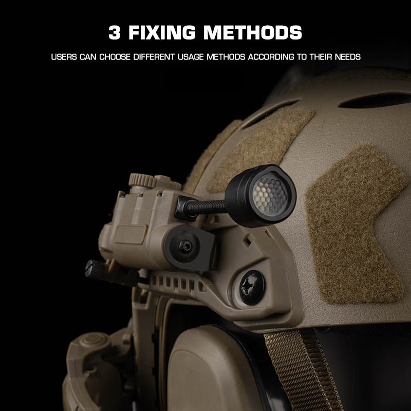 Sidewinder Multi-Purpose Tactical Helmet Lamp – Red/IR/White Light Modes