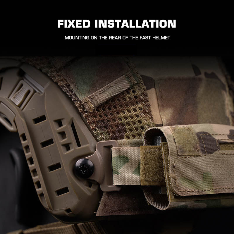 FAST Helmet Counterweight Pouch – Tactical Rear Balance System (Free Weights Included)