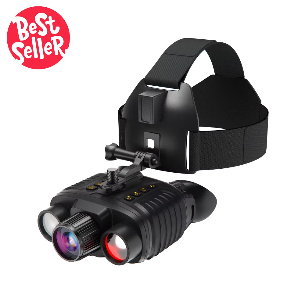 StrikeTact 4K Night Vision Goggles (36MP) Tactical Infrared Binoculars with Helmet Mount