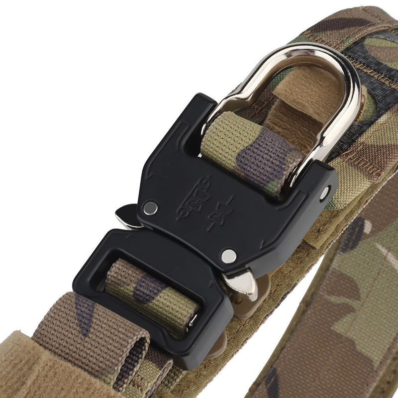 Bison Tactical Belt Matte Camouflage Black MOLLE Compatible Utility ...