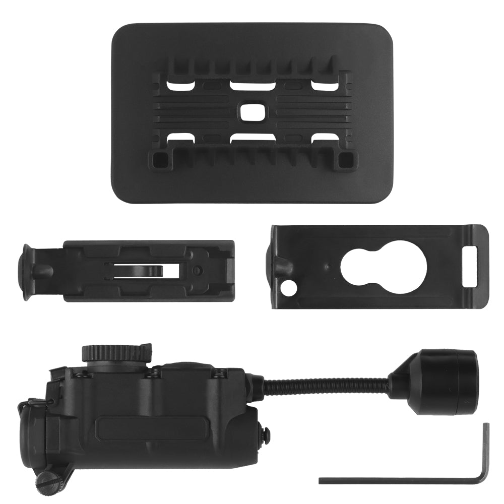 Sidewinder Multi-Purpose Tactical Helmet Lamp – Red/IR/White Light Modes