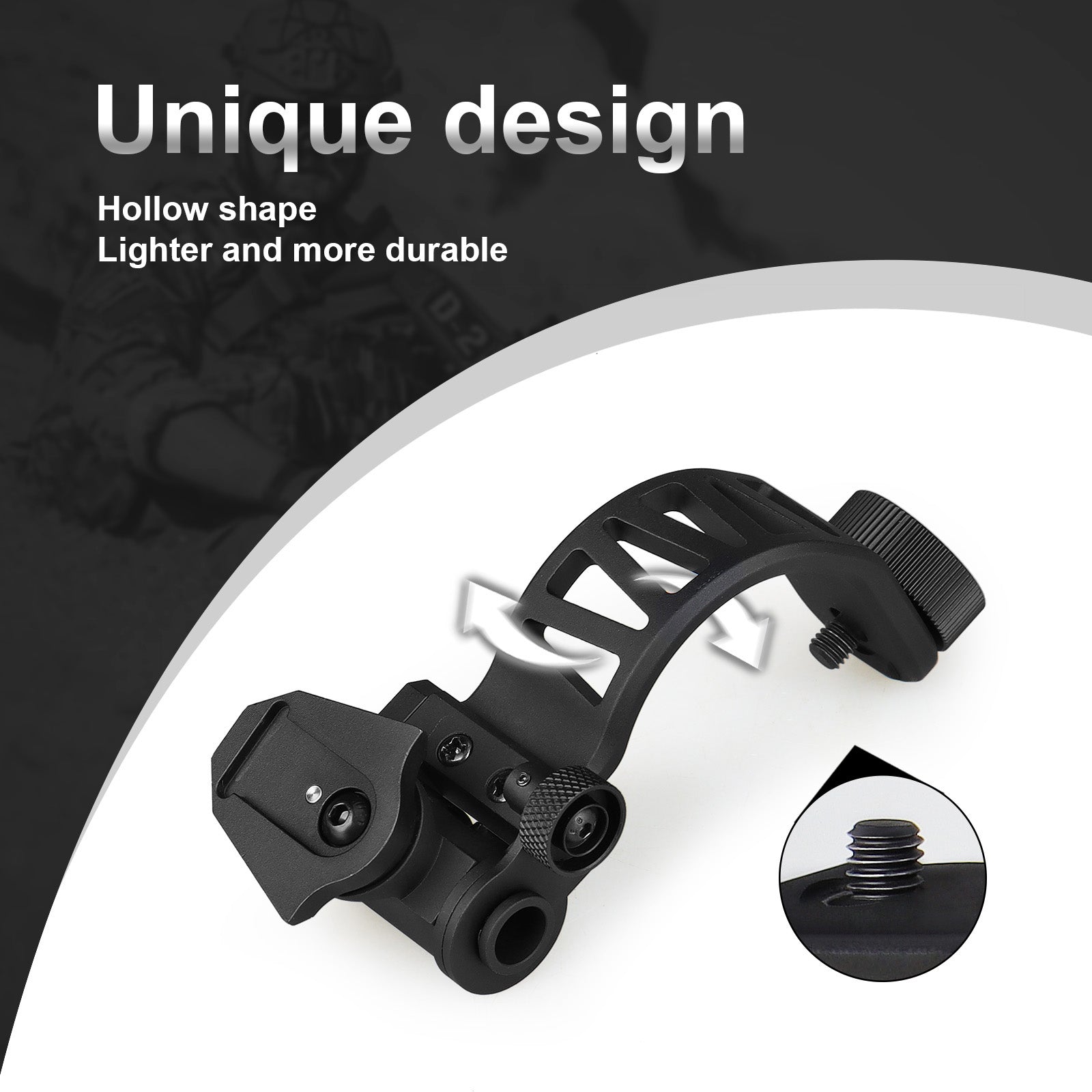 PVS-14 J-Arm NVG Mount for L4G24 | CNC Aluminum Night Vision Adapter