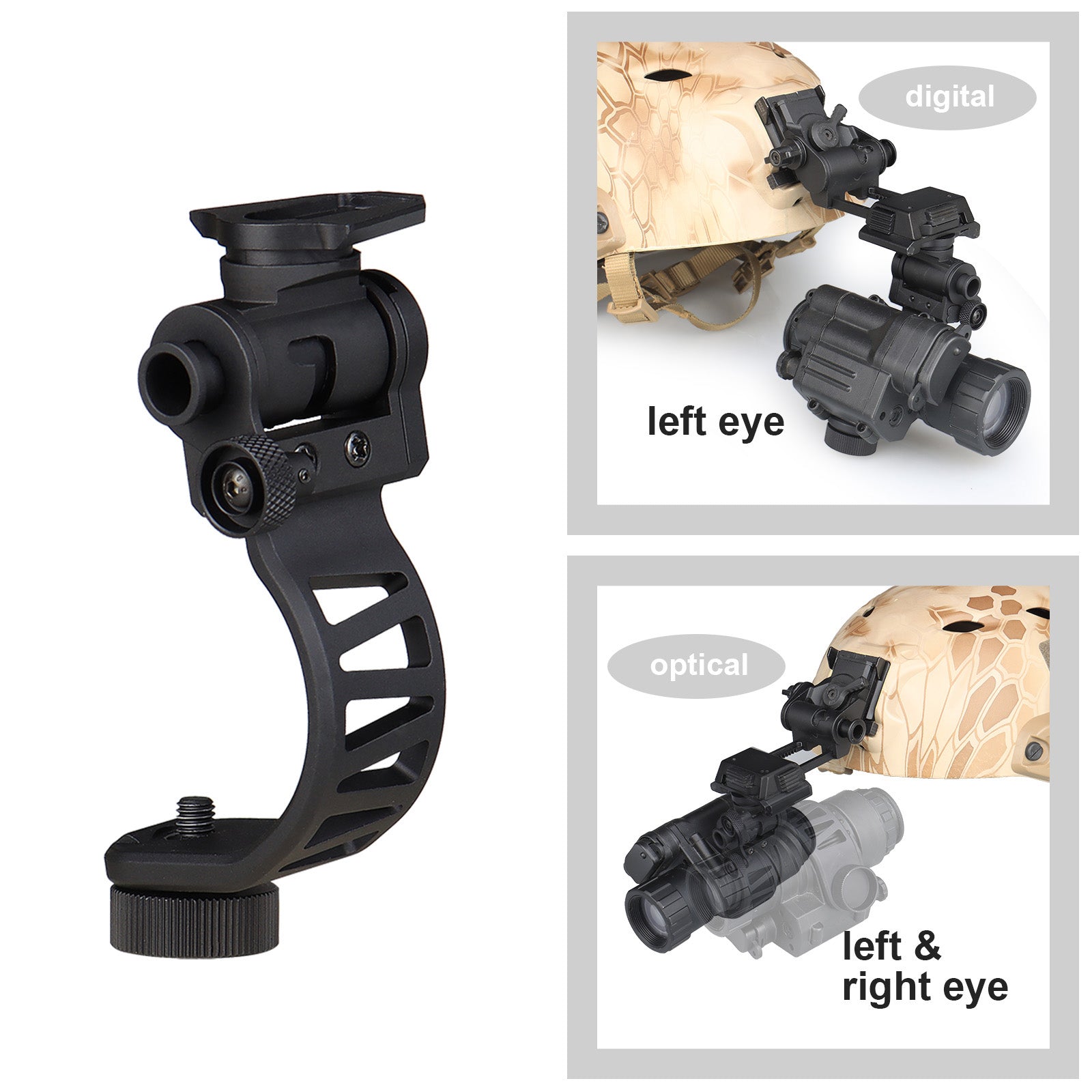 PVS-14 J-Arm NVG Mount for L4G24 | CNC Aluminum Night Vision Adapter