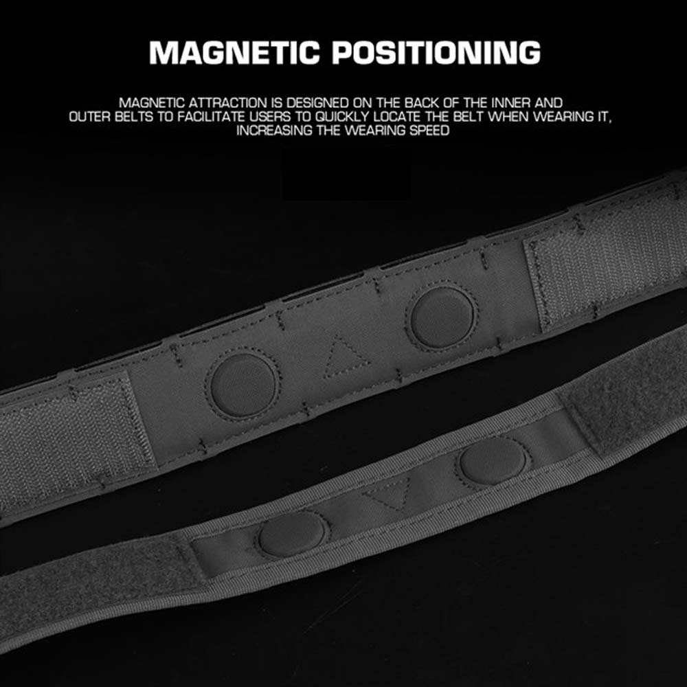 Magnetic Tactical Belt with Quick Lock