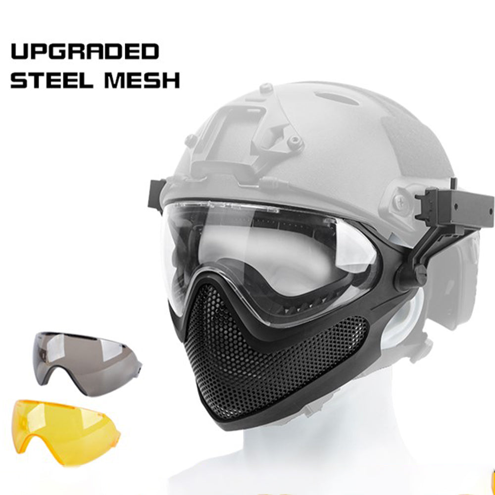 Tactical Pilot Mask (Steel mesh version)