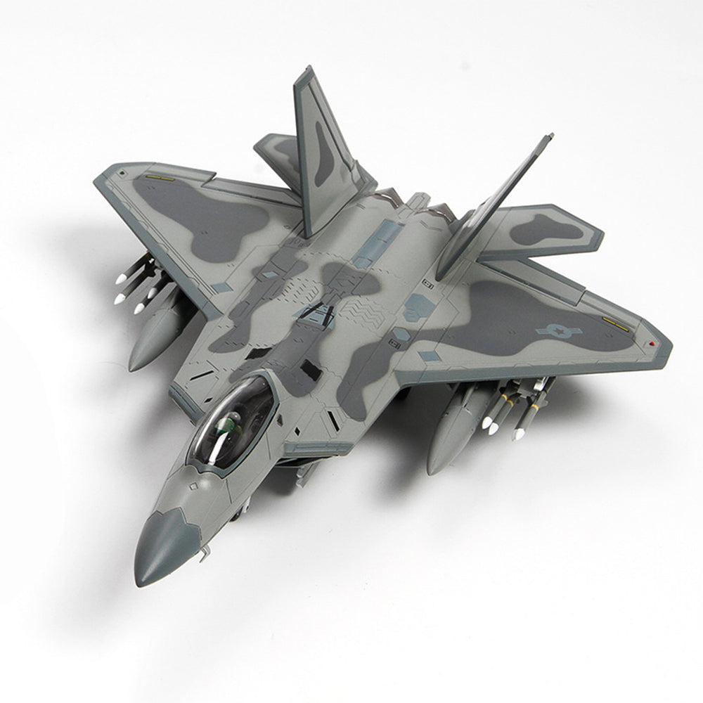 F22 Fighter Jet Tactical Model Simulation Alloy Aircraft Model Ornament Model Aviation