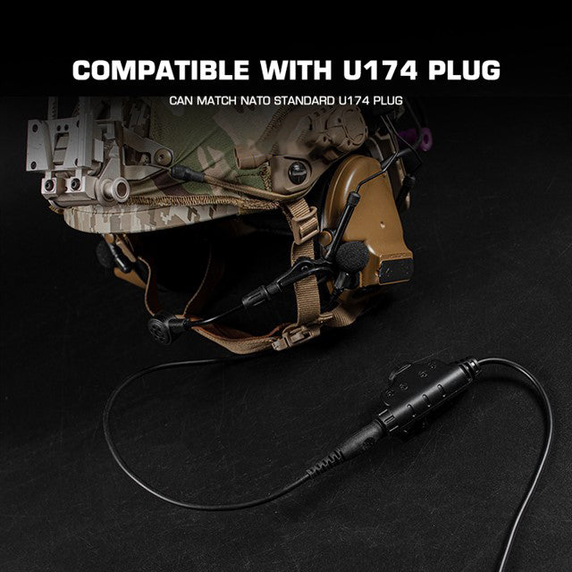Ptt Tactical Headset Adapter Multiple Plugs