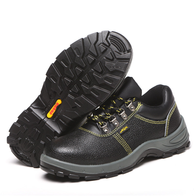 Full leather safety work shoes