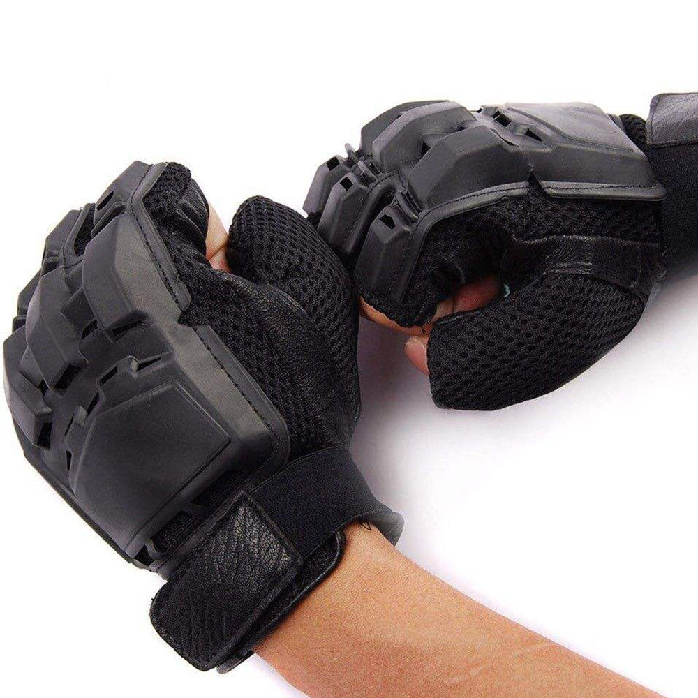 Kampf gegen mechanische Hartschalen-Schutzhandschuhe Outdoor-Halbfinger-taktische Handschuhe