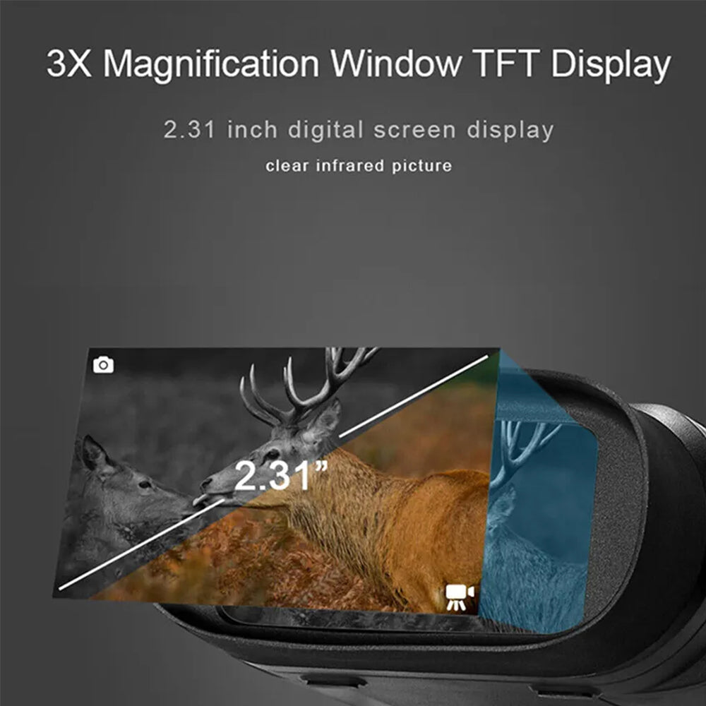 HD Zoom Video Recording Digital Night Vision Goggles Hunting Infrared Binoculars Scope