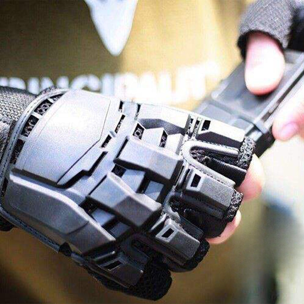 Kampf gegen mechanische Hartschalen-Schutzhandschuhe Outdoor-Halbfinger-taktische Handschuhe