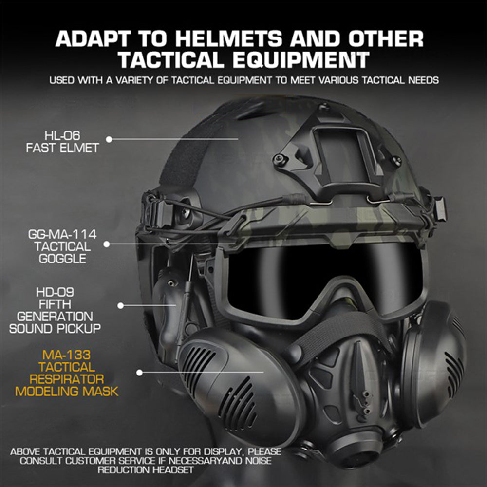 Tactical Respirator Modeling Mask