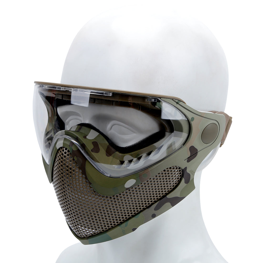 Taktische Pilotenmaske (Stahlgeflechtversion)