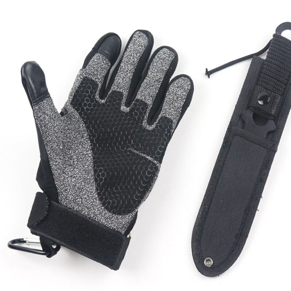 Outdoor Level 5 Cut and Stab Resistant Tactical Full Finger Gloves