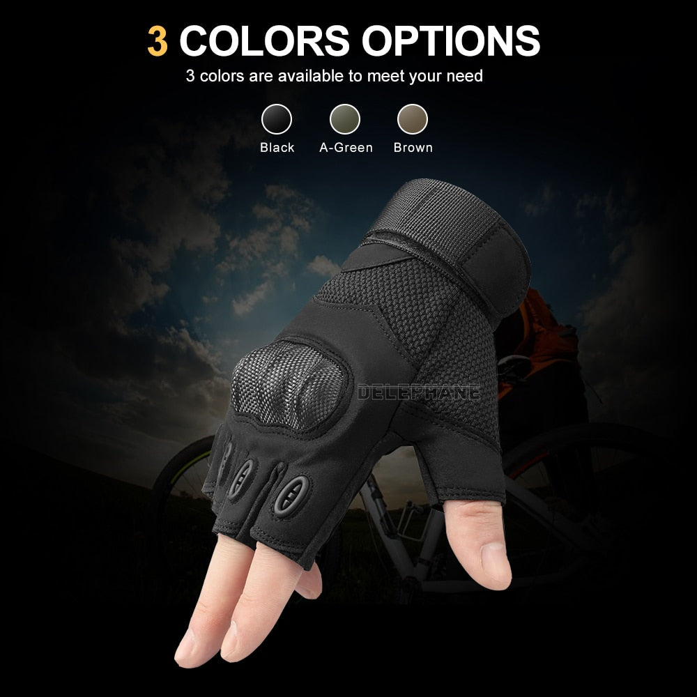 Tactical Gloves Outdoor Riding Half Finger Gloves