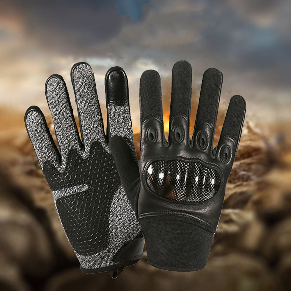 Sheepskin Cut Resistant Full Finger Outdoor Stab Resistant Tactical Gloves