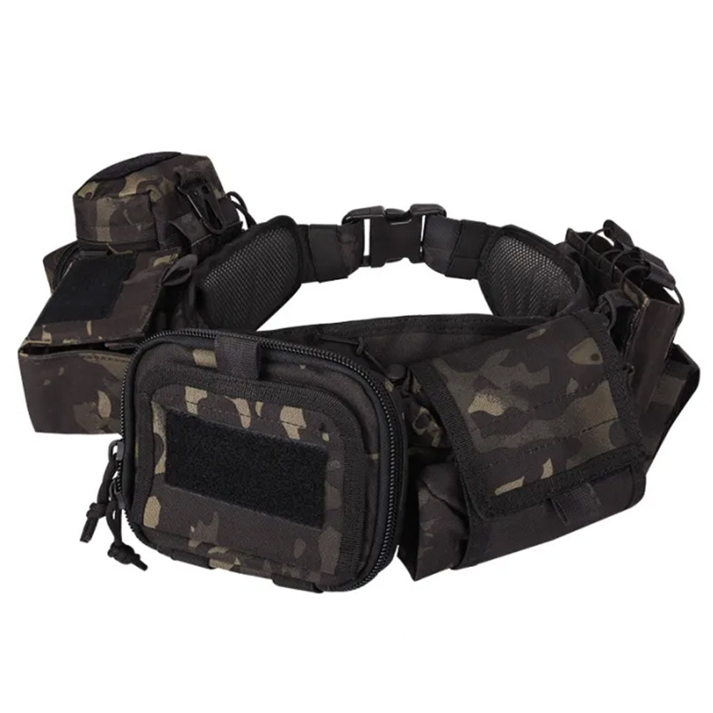Molle Tactical Waist Pack Outdoor-Kombinationsgürtel-Set