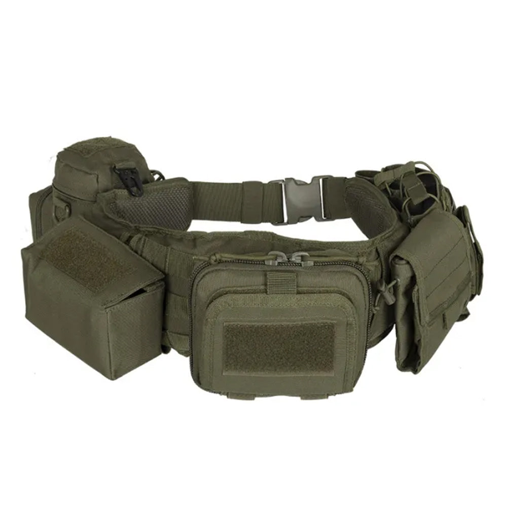 Molle Tactical Waist Pack Outdoor-Kombinationsgürtel-Set